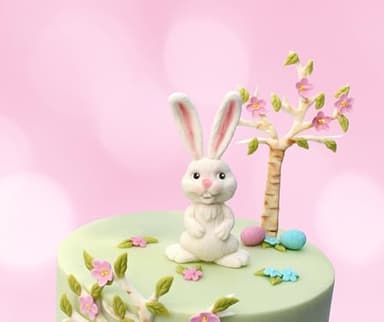 Katy Sue Easter Bunny Silicone Mold for Easter Cake Decorating & Craft. An Easter Bunny Animal Mold. Use with Fondant, Sugar Paste, Chocolate, & Air Drying Clay from Katy Sue Designs Fondant Molds - Image 2