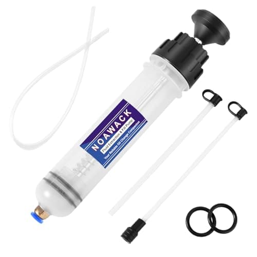 Noawack Fluid Extractor Pump, Manual Oil Extractor for Cars, ATVs & Lawn Mowers - Oil Transfer Pump with Flexible Hoses, Brake/Transmission Fluid Extractor, Oil Change Tools 7 oz (200 ml)