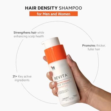 DS Labs Revita Shampoo and Conditioner – High-Performance Hair Density Shampoo & Conditioner, Volumizing & Thickening, Fuller, Healthier-Looking Hair, Sulfate & Silicone Free, For Men & Women, 205mL - Image 2