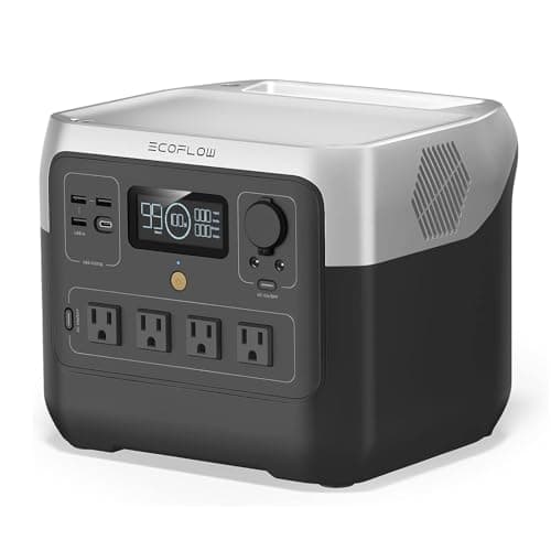 EF ECOFLOW Portable Power Station RIVER 2 Pro, 768Wh LiFePO4 Battery, 70 Min Fast Charging, 4X800W (X-Boost 1600W) AC Outlets, Solar Generator for Outdoor Camping/RVs/Home Use Black - Image 1