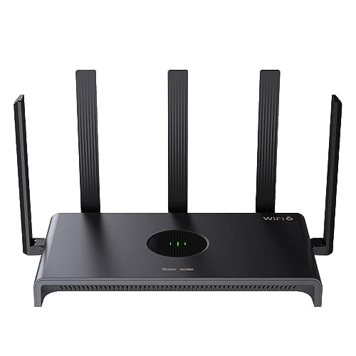 Reyee AX3000 Wi-Fi 6 Router, Dual Band Internet, 802.11ax Wireless, Coverage up to 3,000 Sq. Ft., Gigabit Wan Aggregation, WPA3, Smart VPN for Large Home (RG-E4) - Image 1