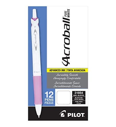 PILOT Acroball PureWhite Retractable Ballpoint - Image 2