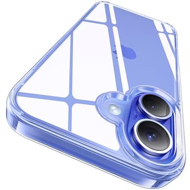 CASEKOO for iPhone 16 Case Crystal Clear, [Never Yellow Technology] [12FT Military-Grade Protection] Slim Thin Transparent Cover for iPhone 16 Phone Case 6.1 inch, Clear - Image 1