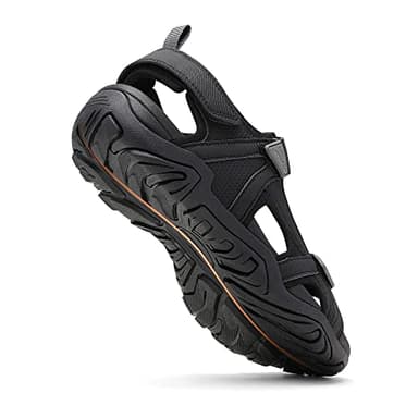 DREAM PAIRS Men's Sandals Hiking Water Beach Sport Outdoor Athletic Arch Support Summer Sandals,Size 9,BLACK,SDSA228M - Image 4