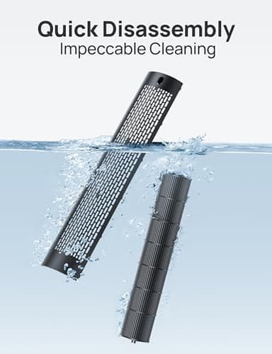 Dreo Tower Fan for Bedroom, Upgraded DC 9 Speeds 25dB Ultra-Quiet Floor Fan, 90° Oscillating Fans with 28ft/s Velocity, 12H Timer, Standing Fan, Bladeless Fan Powerful for Home Office Room - Image 7