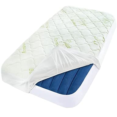 Toddler Travel Bed Cover, Kids Air Mattress Protector Waterproof, Compatible with Hiccapop or EnerPlex Inflatable Toddler Travel Bed - Image 1