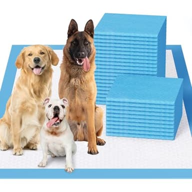 JollyMate Dog Pee Pads Extra Large 36"x36", X-Large Puppy Training Pads with Adhesive Tabs, 6 Layers Thick, Super Absorbent, Leak-Proof, Quick-Dry, Potty Pads for Dogs and Puppies (50, 36*36IN) - Image 1