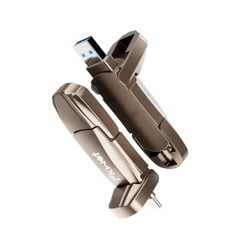 Fikwot External SSD USB Flash Drive 2TB, Up to 2050MB/s 2-in-1 Type C+ USB A USB3.2 Gen2 Solid State Thumb Drive SSD Stick for iPhone 15/16/Android/Windows/Mac/PC/Laptops - Image 1