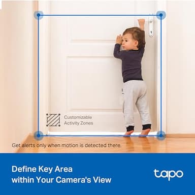 Tapo 2K 3MP Pan/Tilt Indoor/Outdoor Security Camera, Free Person/Baby Cry Detect & Motion Track, 360° Track, Color Night Vision, SD/Cloud Storage, Works w/Alexa & Google Home, HybridCam 360 - Image 6