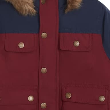 Carter's Baby Boys Warm Winter Parka Hooded Jacket, Navy, 18 Months - Image 4