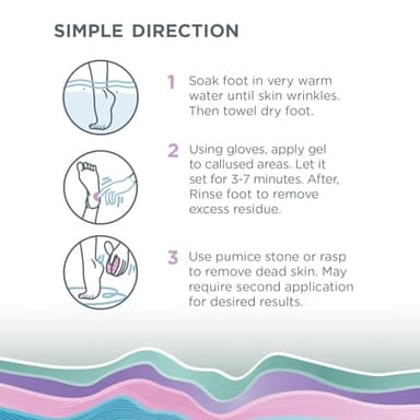 Lee Beauty Professional Callus Remover for Feet - Original, Powerful Formulation - Extra Strength Gel, Home Pedicure Foot Spa Results - Cracked & Dead Dry Skin Supplies - 8 Oz - Image 5