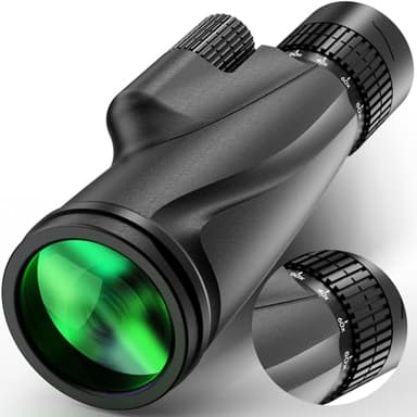Monocular Telescope 80 x 100 High Powered Monoculars for Adults with Tripod, Monocular for Smartphone Suitable for Bird Watching Larger Vision Monoculars for Adults with BAK4 Prism & FMC Lens - Image 1