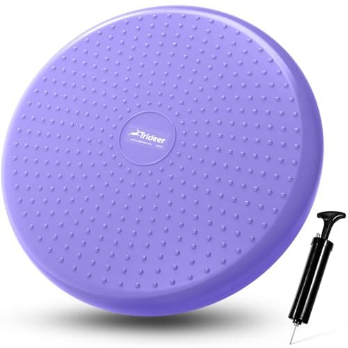 Trideer Wobble Cushion with Inflation Pump - Wiggle Seat for Sensory Kids(Multiple Colors), Balance Disc (Extra Thick) - Image 1