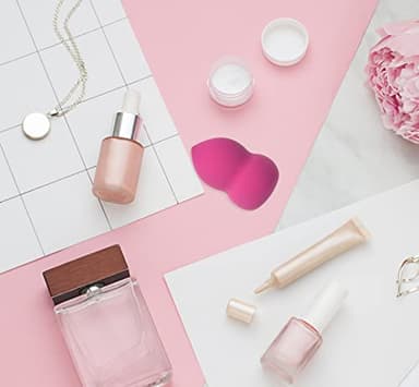 Amazon Basics Large Makeup Blender, 4-Pack (Previously Solimo) - Image 3