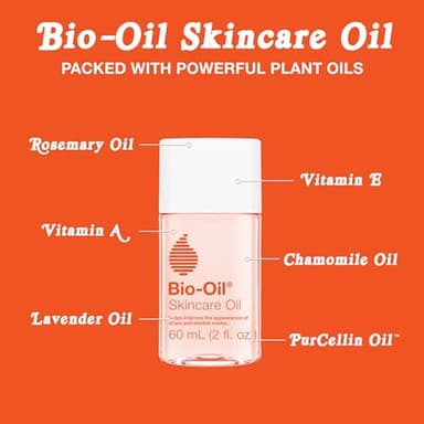 Bio-Oil Skincare Body Oil Serum, Face and Body Moisturizer with Vitamin E & A, for Scars, Stretch Marks, Sensitive Skin, All Skin Types, Dermatologist Recommended, Non-Comedogenic, 2 Oz - Image 6