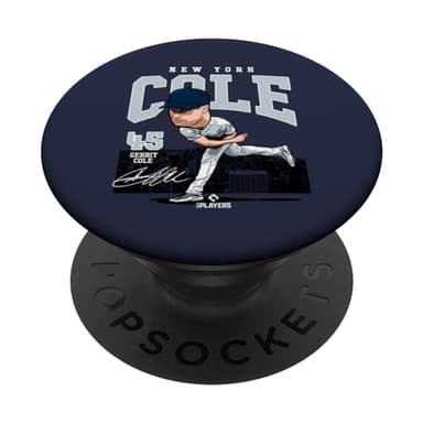 Gerrit Cole | New York Baseball MLB Players | MLBCOL4060 PopSockets Adhesive PopGrip - Image 1