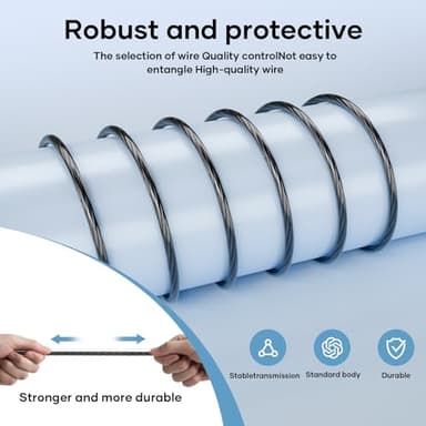 Wired Earbuds with Microphone 5 Pack, in-Ear Headphones with Heavy Bass, High Sound Quality Earphones Compatible with iPad, Laptop, MP3, Android Smartphones, Fits All 3.5mm Jack Device - Image 4