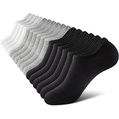 wernies No Show Men Socks, Low Cut Ankle Sock, Men Short Socks Casual Cotton Socks Size 11-13 - Image 1