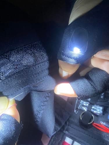 Cool Sewing Kit Gifts for Grandma, Mom, Friend, Adults, Beginner, Emergency,Sewing Supplies with Thread, Scissors, Needles,Flashlight Gloves for Extra Precision Lighting in Sewing Craft Small Repairs - Image 8