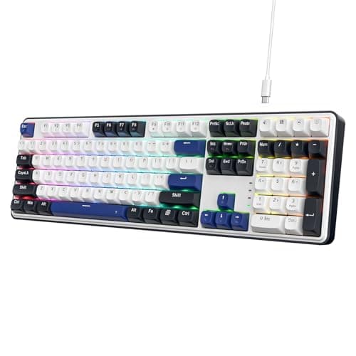 Redragon K689 Wired Gasket RGB Gaming Keyboard, 108 Keys Mechanical Keyboard w/Extra 4 Hotkeys, Upgraded Hot-swappable Socket, 3-Layer Noise Dampening, Mixed Color Keycaps, Custom Linear Switch - Image 1