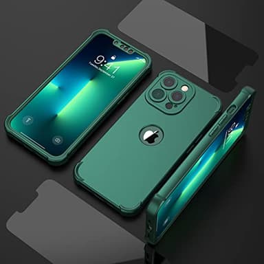 ORETECH for iPhone 13 Pro Max Case, with [2 x Screen Protectors] [15 Ft Military Grade Drop Test] [Camera Protection] 360° Shockproof Slim Thin Phone Case for iPhone 13 Pro Max Cover 6.7" - Green - Image 8