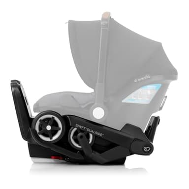 Evenflo Shyft DualRide Infant Car Seat Stroller Combo with Carryall Storage (Boone Gray) - Image 9