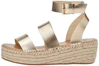 The Drop Women's Listilla Espadrille Wedge Sandal, Gold, 9 - Image 5