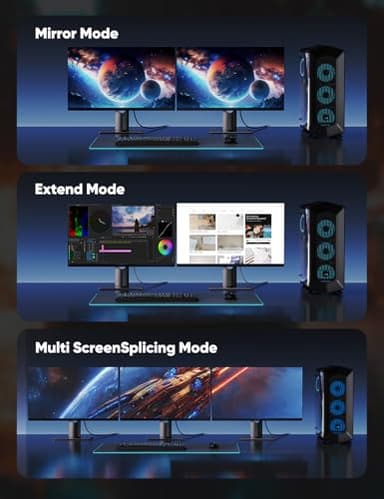 Capshi 8K 4K DisplayPort Cable 1.4, 10FT DP Cord (VESA Certified, 8K@60Hz, 4K@144Hz, 2K@240Hz/165Hz), 32.4Gbps High Speed Display Port Cable for Gaming Monitor, HDR/FreeSync/G-Sync, Braided, Black - Image 8