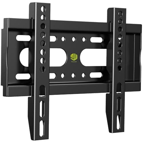 Nuyoah TV Wall Mount Bracket Low Profile Fixed for 14-43 Inch Flat Screen TVs & Monitors Up to 55lbs, Universal TV Monitor Mount Fits 8" Wood Studs Max VESA 200x200mm - Image 1