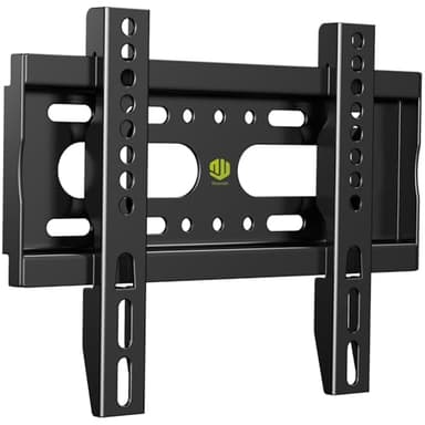 Nuyoah TV Wall Mount Bracket Low Profile Fixed for 14-43 Inch Flat Screen TVs & Monitors Up to 55lbs, Universal TV Monitor Mount Fits 8" Wood Studs Max VESA 200x200mm - Image 1