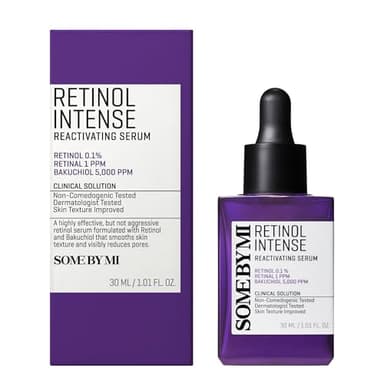 SOME BY MI Retinol Intense Reactivating Serum – 1.01oz, 30ml – Korean Bakuchiol Retinol Serum for Face Firming – Improves Signs of Aging, Minimizes Pore Size & Refines Skin Texture – Korean Skin Care - Image 9