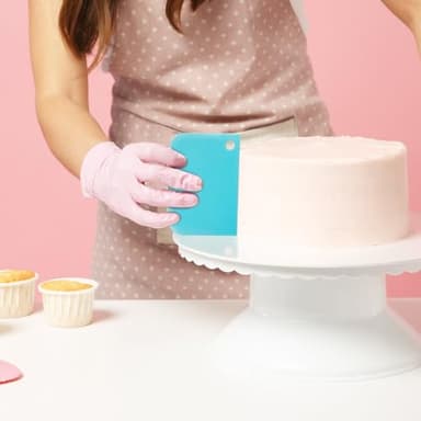 Riccle Piping Bags and Tips Set, 11.8 Inch 100 Anti Burst Piping Bags, 124 Pcs Cake Decorating Kit with 16 Piping Tips, 1 Reusable Pastry Bags, 3 Cake Scrapers, 2 Couplers, and 2 Icing Bags Ties - Image 5