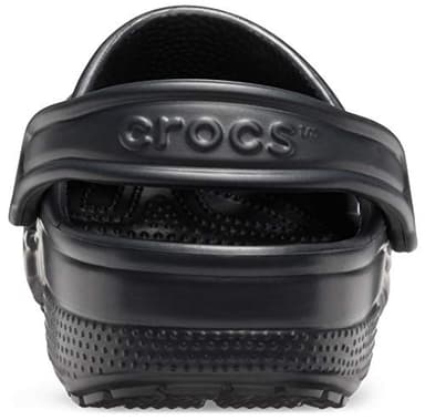 Crocs Unisex-Adult Classic Clog, Clogs for Women and Men, Black, 8 Women/6 Men - Image 2