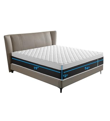 ADDNUSS Full Mattresses,Hybrid 12 Inch Full Mattress in a Box,Memory Foam & Individually Pocket Spring for Pain Relief,Pressure Relief,Certified. - Image 6