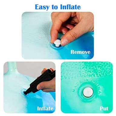 EVERICH TOY Hopper Ball, Clouds Hopping Toys for Kids, 20 Inch Bouncy Ball with Handle, Inflatable Bouncing Hoppity Hop Toys for Boys and Girls Gifts - Image 9