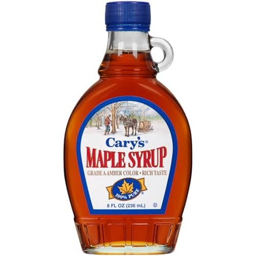 Cary's Pure Maple Syrup, Grade A Amber, 8 Fluid Ounces - Image 1