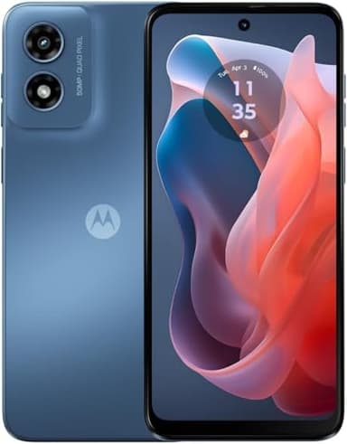 Motorola Straight Talk Moto G Play (2024) XT2413V 64GB Storage 4GB RAM 6.5" HD+ Display Blue (Renewed)