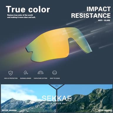 SEKKAF Youth Baseball Sunglasses for Boys Girls Age 6-12 Softball Cycling Sports Sunglasses for Kids Lightweight Frame - Image 5