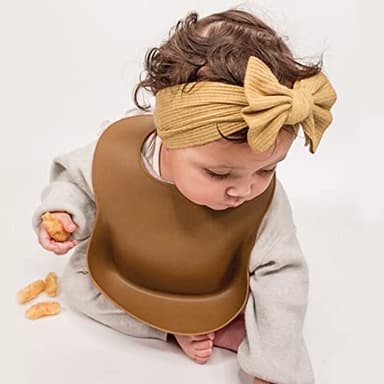 Niceye Baby Girls Headbands with Bows Handmade Hair Accessories Stretchy Hairbands for Newborn Infant Toddler - Image 5