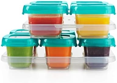 OXO Tot 12-Piece Baby Blocks Set, Teal - Image 3