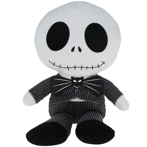 KIDS PREFERRED Disney Baby Tim Burton The Nightmare Before Christmas Jack Skellington Stuffed Animal, Jumbo Minky Fabric Halloween Plushies Kids Toys - Image 1