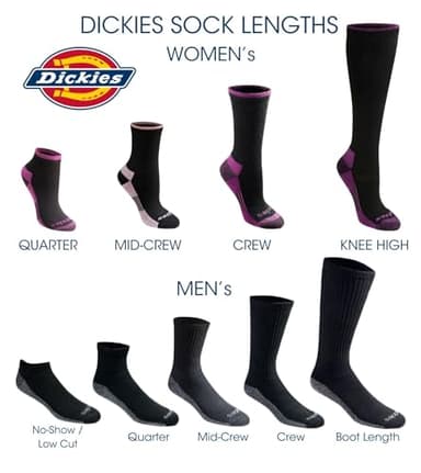Dickies Women's Dri-Tech Advanced Moisture Wicking Mid-Crew Socks, Available in M-L (6,12 Pairs), Blush Assorted (6 Pairs), Medium - Image 3