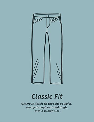 Amazon Essentials Men's Classic-Fit Wrinkle-Resistant Pleated Chino Pant (Available in Big & Tall), Black, 46W x 30L - Image 9