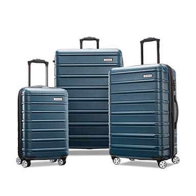 Samsonite Omni 2 Hardside Expandable Luggage with Spinner Wheels, 3-Piece Set (19/24/28), Nova Teal - Image 1