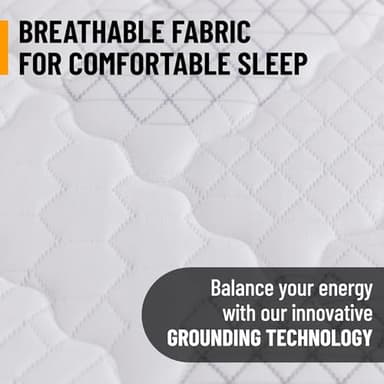 Ottomanson 9" Hybrid Twin Mattress - Rock Hard Feel - Made in USA - Individually Pocketed Coils & CertiPUR-US Foam - Fiberglass-Free - Bed in a Box - Image 5