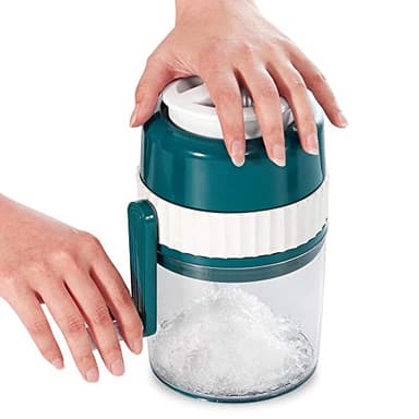 MANBA Ice Shaver and Snow Cone Machine, Premium Portable Ice Crusher with Free Ice Cube Trays - BPA Free - Image 2