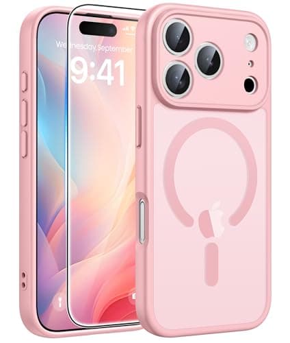 FNTCASE for iPhone 17 Pro-Max Case: Magnetic Frosted Translucent Matte Military Grade Shockproof Slim Cover | Full Covered Camera Protection | Slim Drop Proof Durable Protective Cases - Image 1