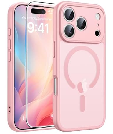 FNTCASE for iPhone 17 Pro-Max Case: Magnetic Frosted Translucent Matte Military Grade Shockproof Slim Cover | Full Covered Camera Protection | Slim Drop Proof Durable Protective Cases - Image 1