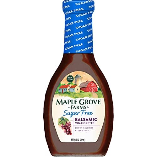 Maple Grove Farms Sugar Free Salad Dressing, Balsamic Vinaigrette, 8 Ounce (Pack of 12) - Image 1