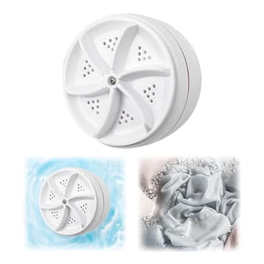 Mini Dishwasher & Washing Machine, Portable USB cleaner sink washing machine, Travel Washing Machine & Sink Dishwasher, Turbo Washer For Camping, Travelling, RV, Apartment, Business Trip (White) - Image 6